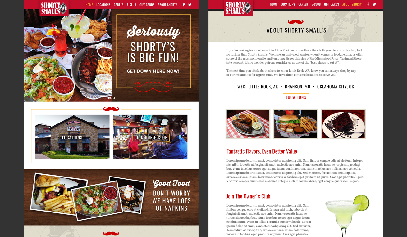 Shorty Smalls Website